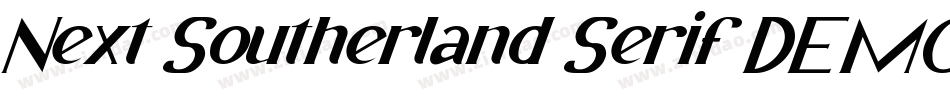 Next Southerland Serif DEMO字体转换